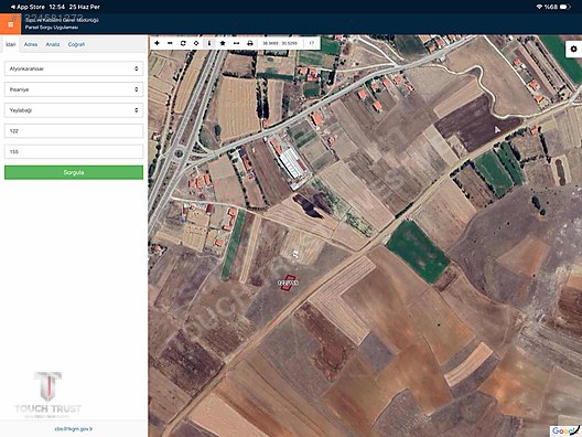 Afyon / ihsaniye /Yaylabağ köyünde 524.56 m2 satılık imarlı arsa
