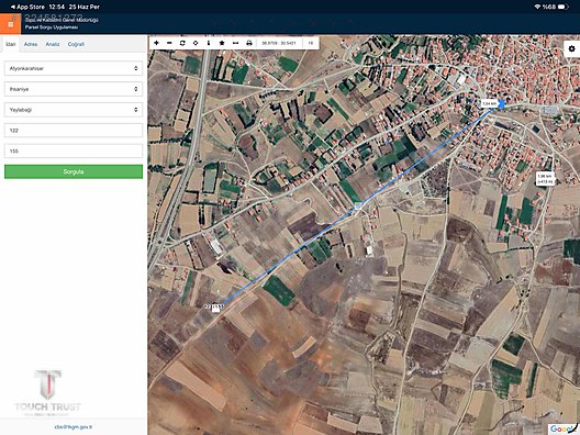 Afyon / ihsaniye /Yaylabağ köyünde 524.56 m2 satılık imarlı arsa