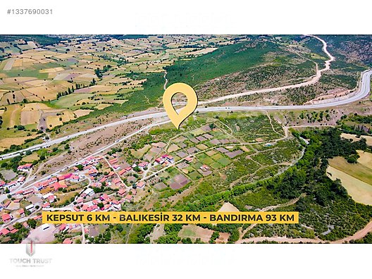 BALIKESİR KEPSUT BAĞTEPE'DE KONUT İMARLI EMSALSİZ ARSA